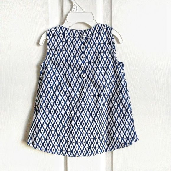 Carter's Pom-Pom Trim Patterned Cotton Tunic - Picture 2 of 4